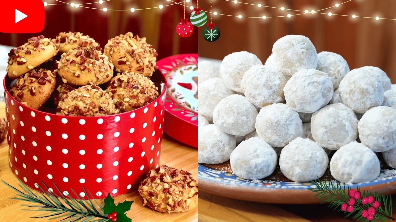 🔥2 RECETAS de GALLETAS FÁCILES para REGALAR🎁🎄Dulce Hogar Recetas💕