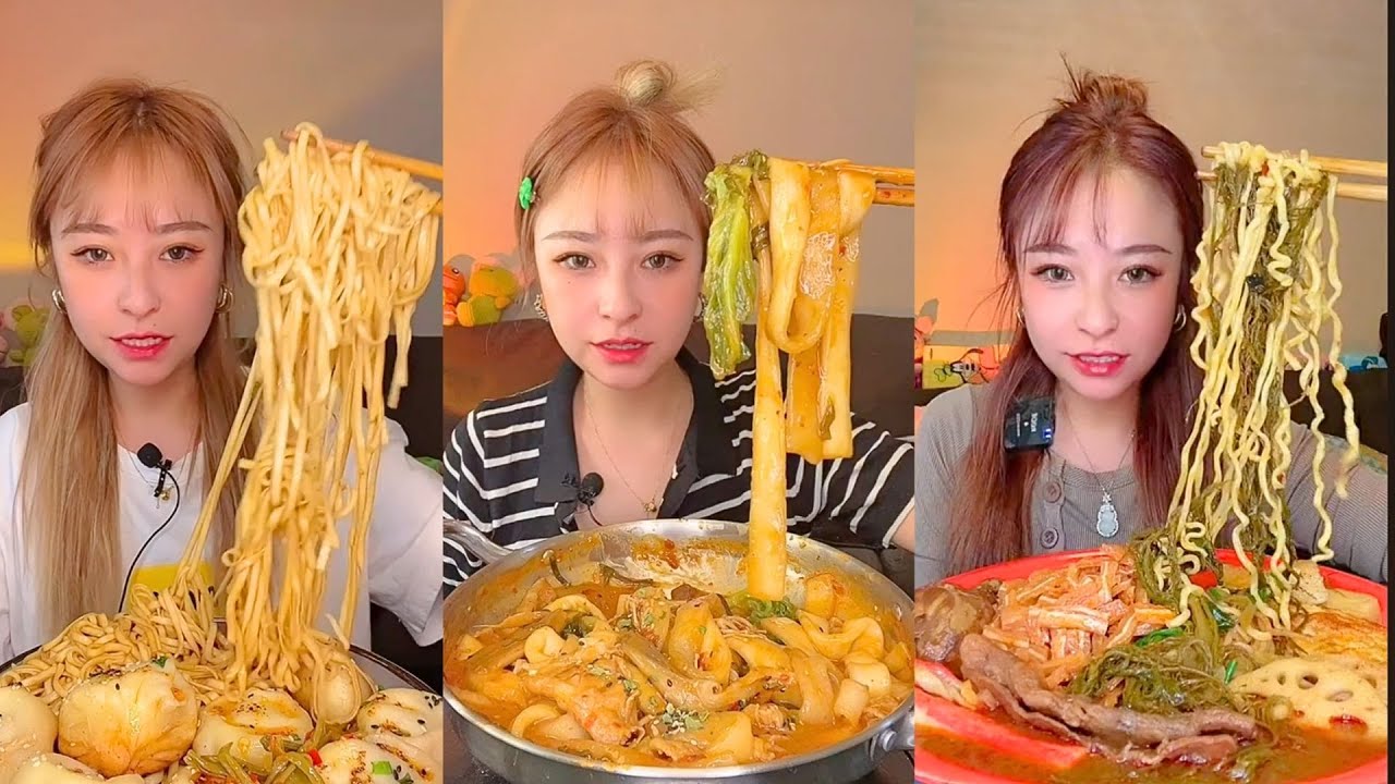 1 Hour Chinese Mukbang ASMR | Eating Show for Sleep, Study, Relax | Food Challenge #724
