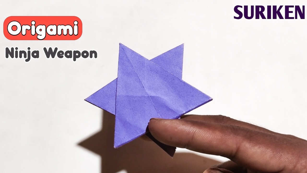The Ultimate Paper SHURIKEN || How to Make Origami SHURIKEN Master