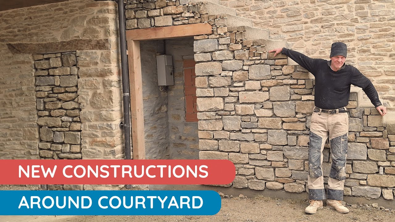 #50 Construction work around the courtyard | Renovation | Piedmont | Italy