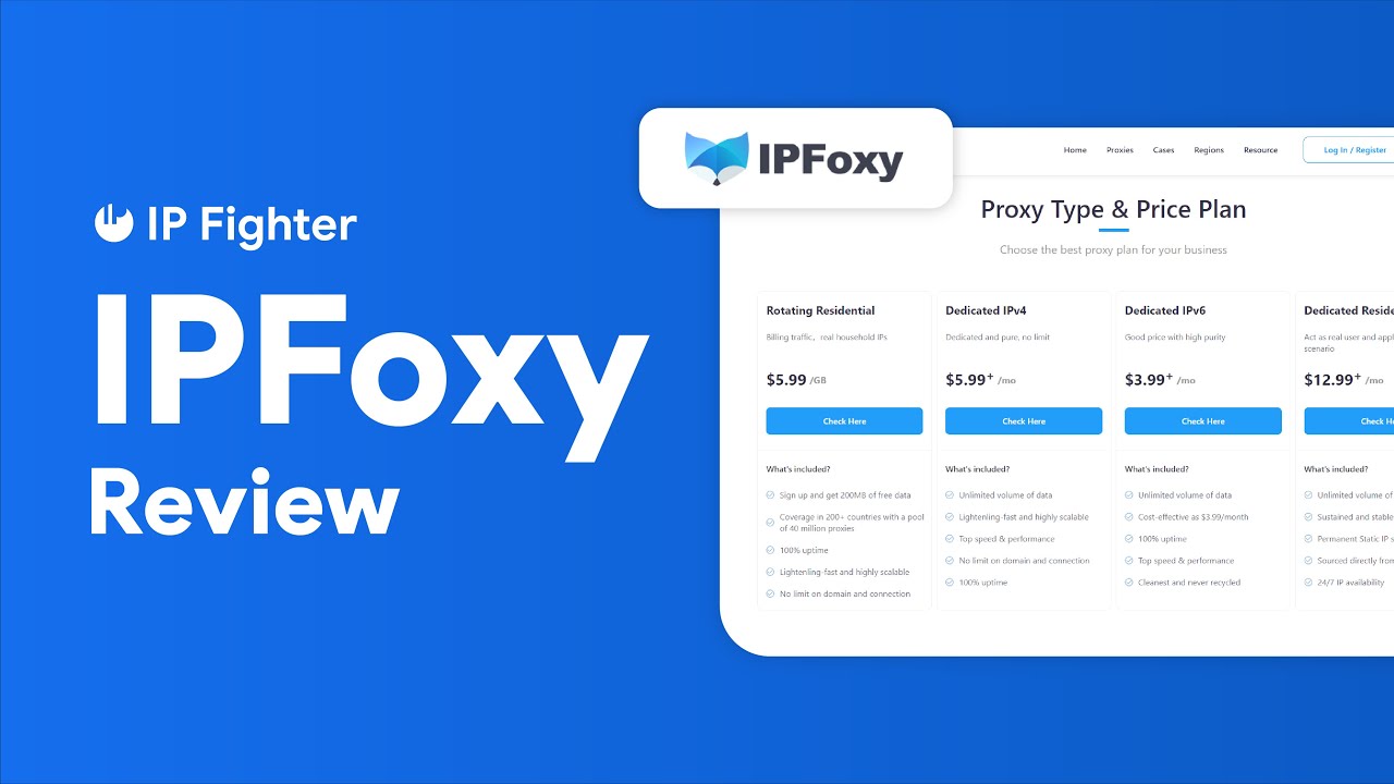 IPFighter| Review IPFoxy