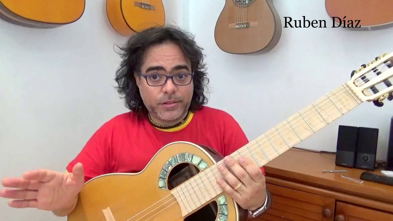 Your nails and tone quality / Vanguard flamenco guitar Ruben Diaz Paco de Lucia´s technique lesson
