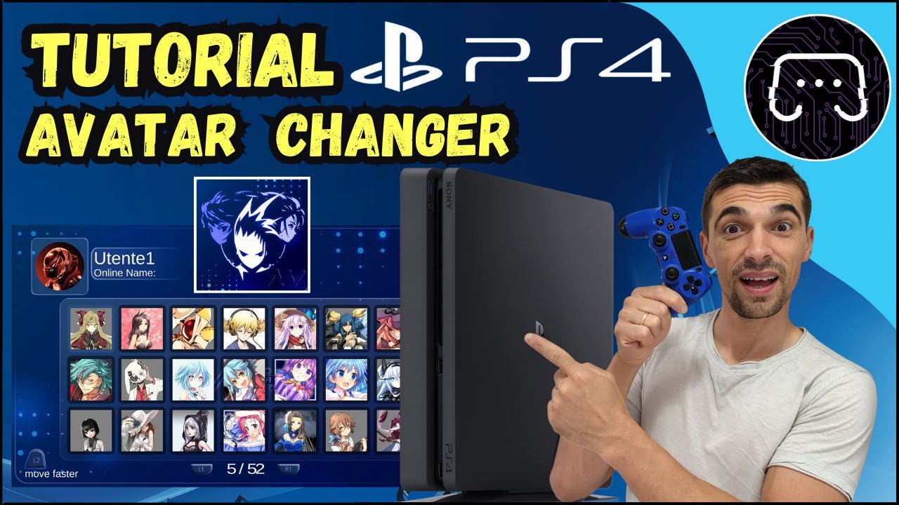 PS4 9.00 - 12.52! Come cambiare AVATAR! Grazie ad Avatar Changer! TUTORIAL ITALIANO 