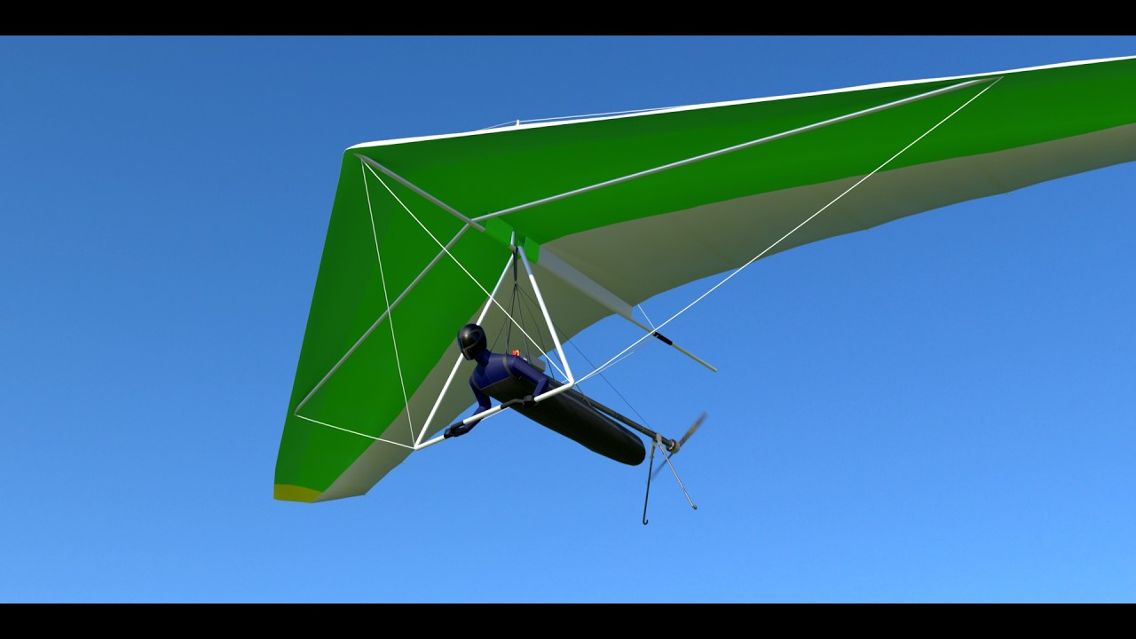 Electric Powered Hang Glider