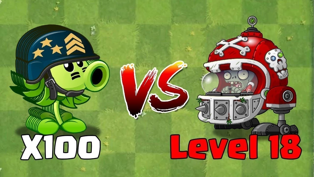 100x Platns vs ALL BOSS ZOMBIE - PVZ