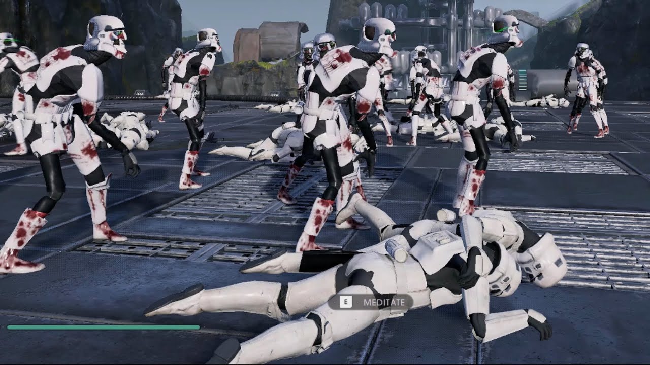 Ночной солдат vs Имперский солдат - STAR WARS FALLEN ORDER