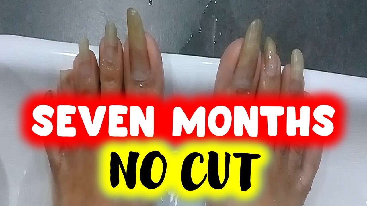 Cutting Super Long Toenails | 7 Months No Cut | October 2020