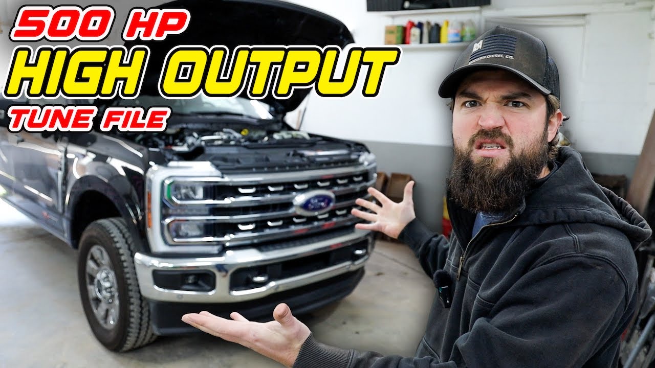 THE END ALL 500HP Tune for 2024 6.7 POWERSTROKE HighOutput - FULL INSTALL AND FIRST DRIVE