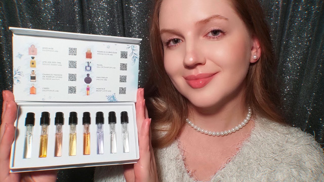 АСМР Выбираем Зимний Парфюм из Randewoo. Массаж Шеи и Плеч • ASMR Perfume Selection. Neck Massage