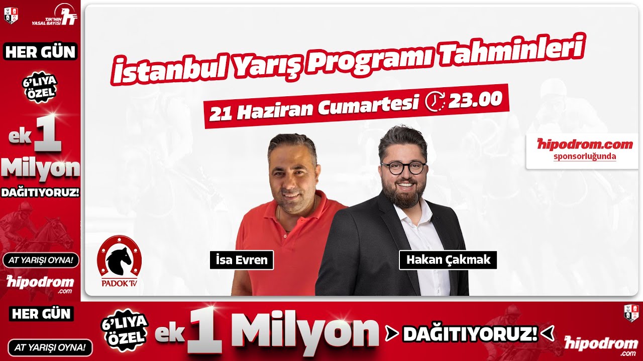 22 Haziran 2025 // İstanbul At Yarışı Tahminleri // İsa Evren - Hakan &Ccedil;akmak