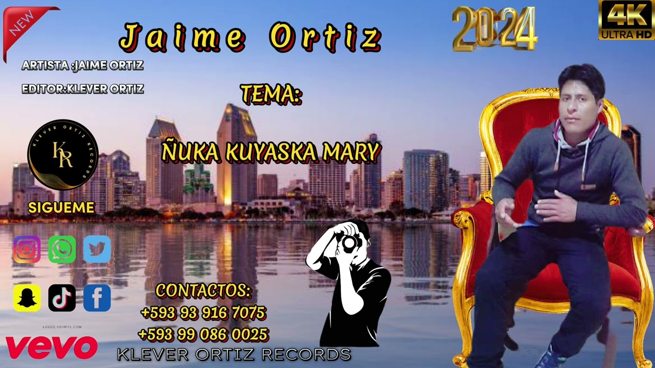 JAIME ORTIZ TEMA: ÑUKA KUYASKA MARY    AUDIO OFFICIAL 2024