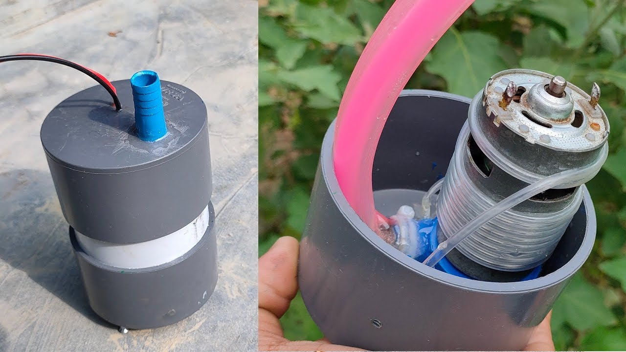 DIY SUMERSIBLE WATER PUMP | Homemade Water Cooled POWERFUL SUMERSIBLE WATER PUMP Using 12V 775 Motor