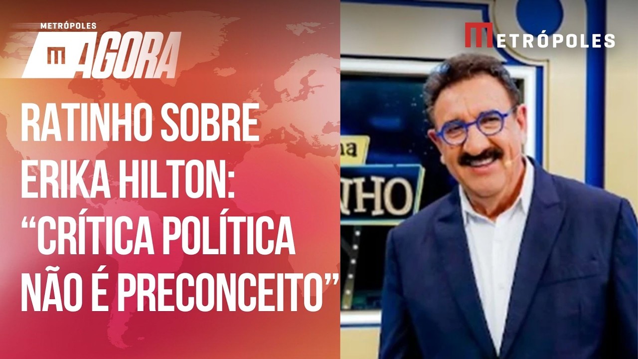 Ratinho fala pela 1ª vez nas redes após polêmica com Erika Hilton