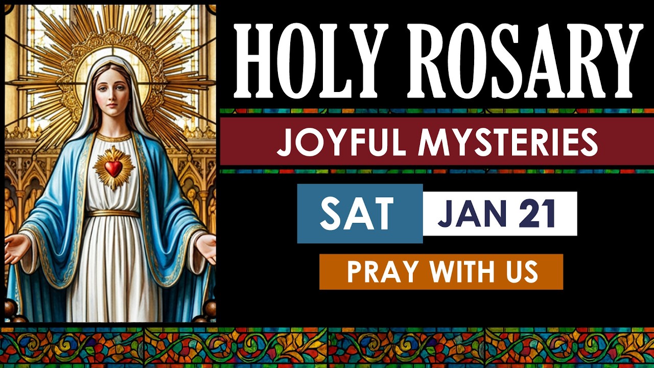 February 21 Joyful Mysteries Rosary | Saturday of Lent Holy Rosary Prayer | Catholic Prayer