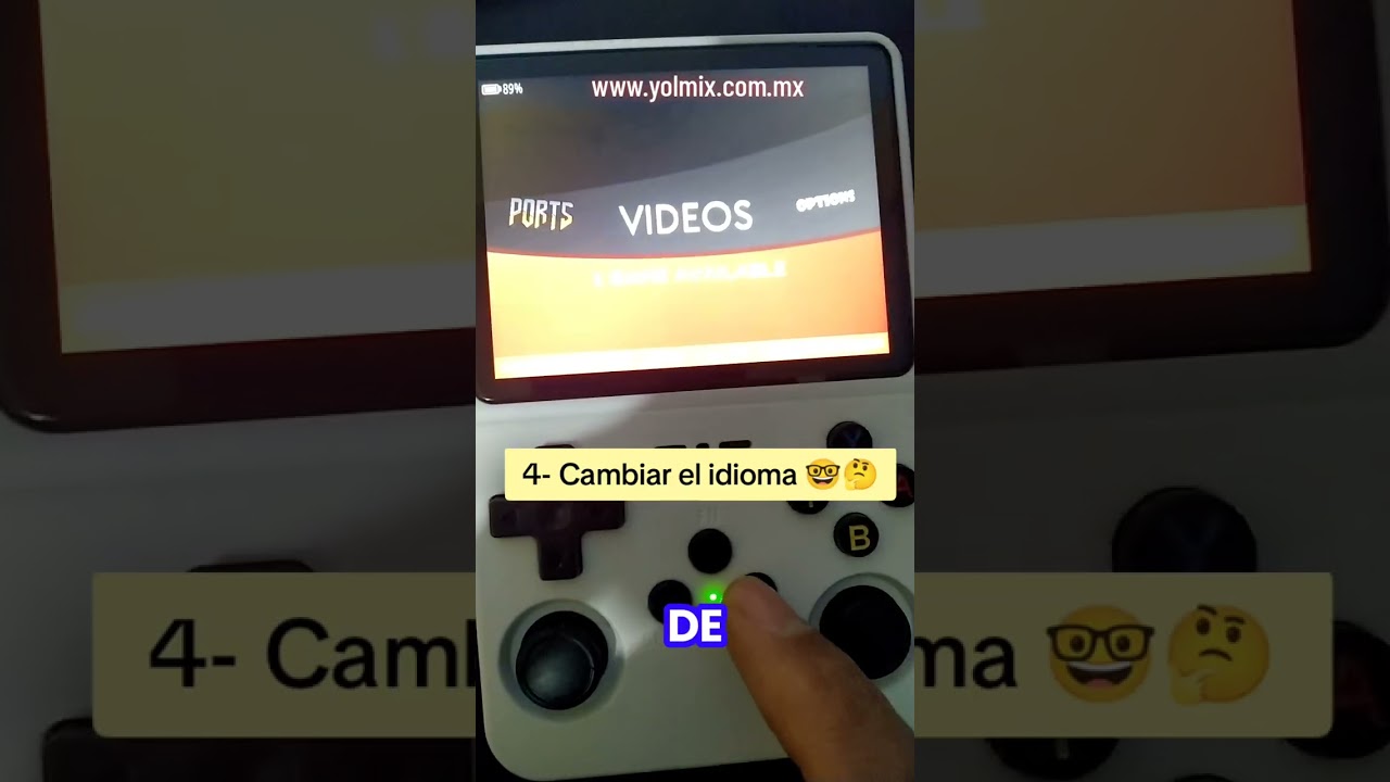 Tips básicos miniconsola R36S 🤔 #r36s #retrogaming #retroconsolas 