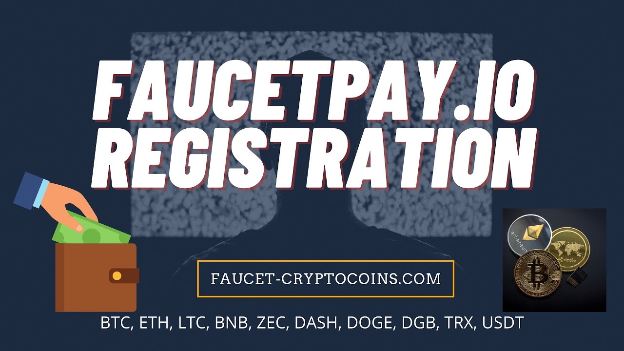 FAUCET PAY REGISTRATION, GET BITCOIN CRYPTO ADDRESS IN FAUCETPAY.IO