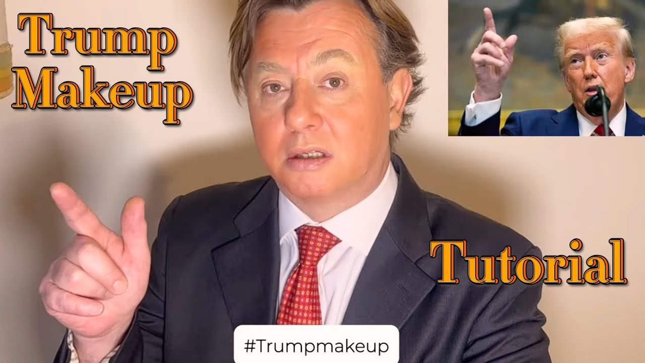 🇺🇸 Trump Makeup Tutorial! The MAGA Orange Man Look!🟠