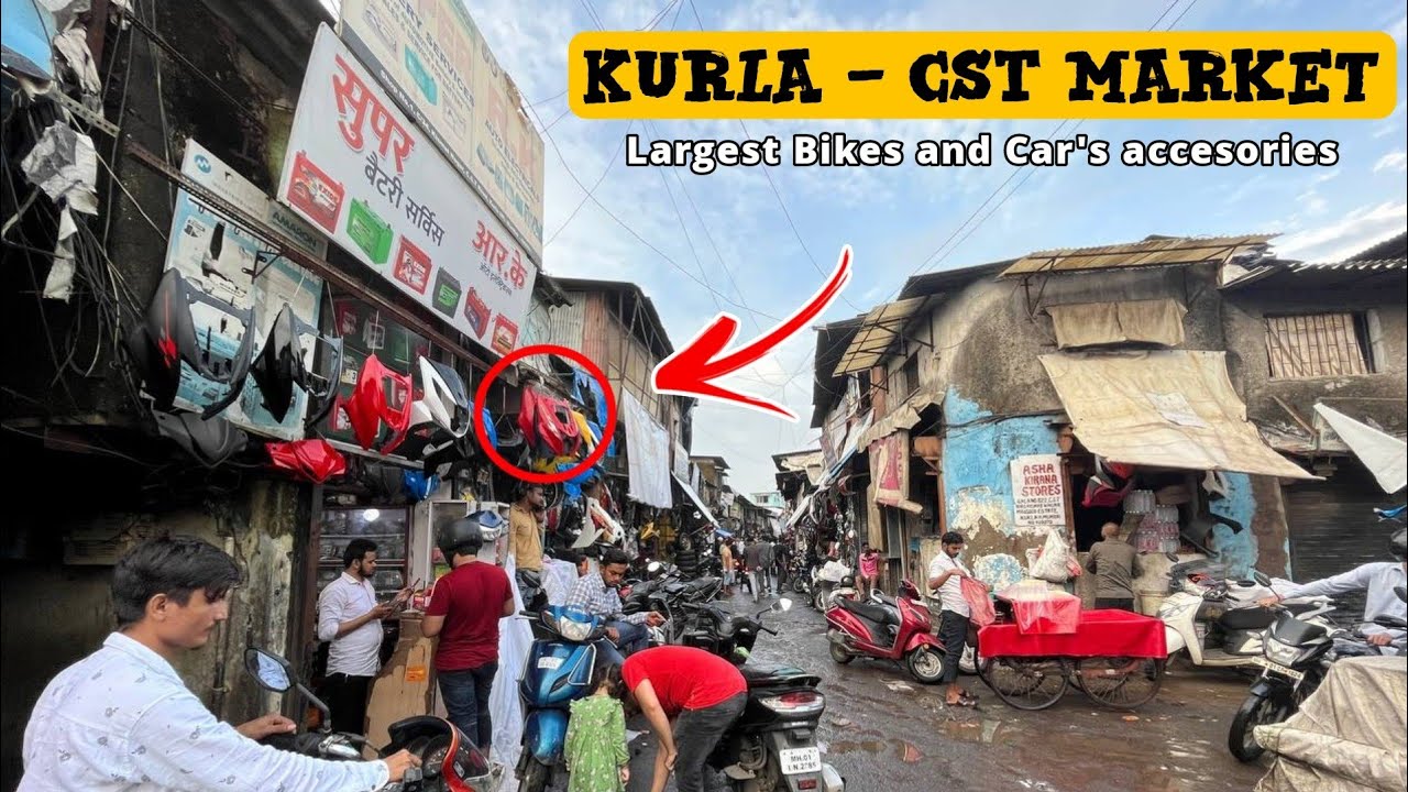 Kurla - CST मार्केट मध्ये मराठी Youtuber | सर्वात स्वस्त आणि मस्त | Bikes & Cars Spares parts