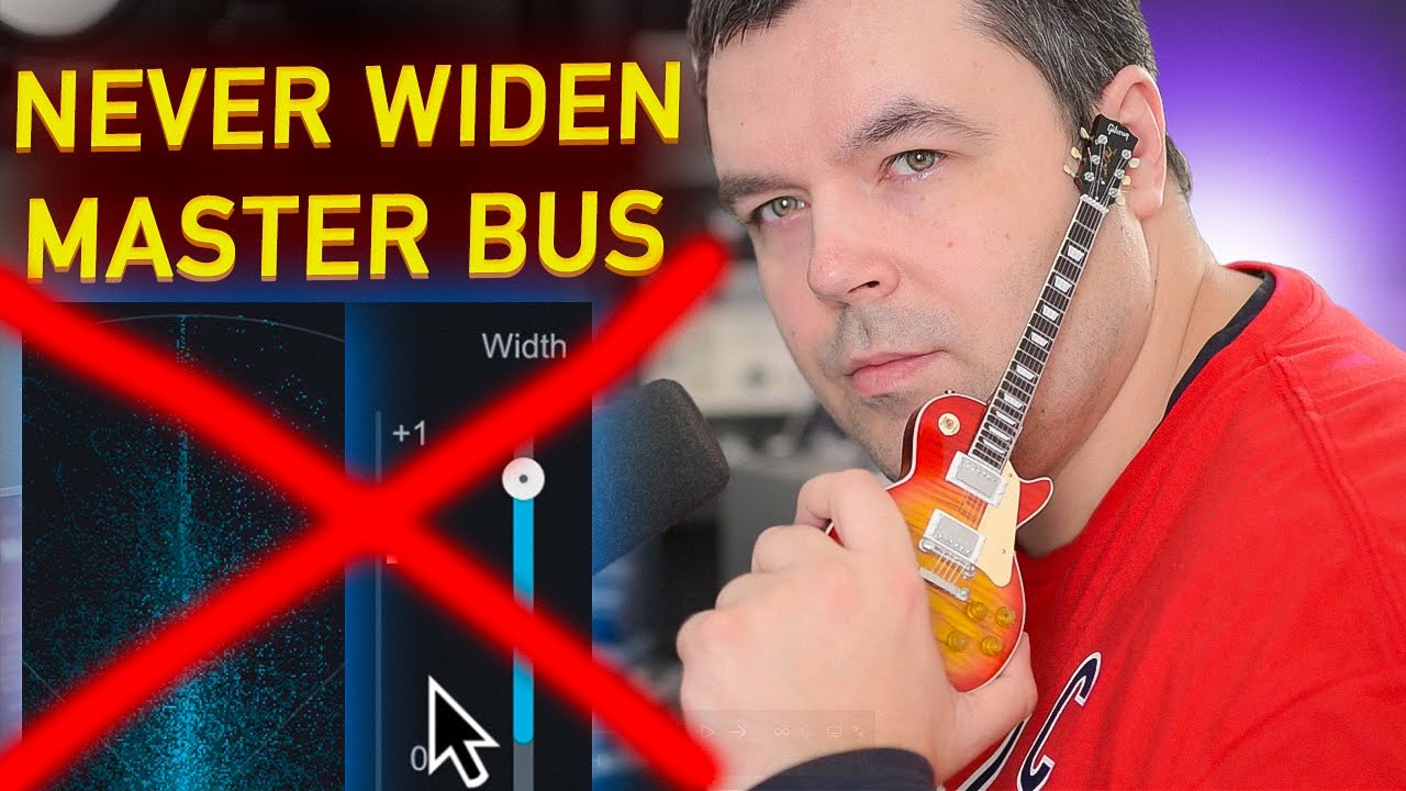 Shocking Mixing And Mastering Myth Busting - Never Widen Master Bus