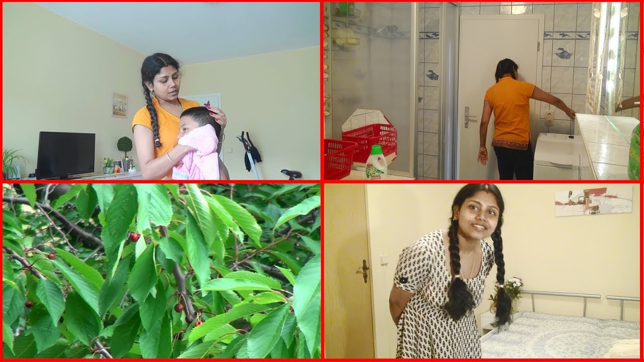 Indian mom busy morning to evening routine | two braids challenge | Hindi vlog | life in Germany...