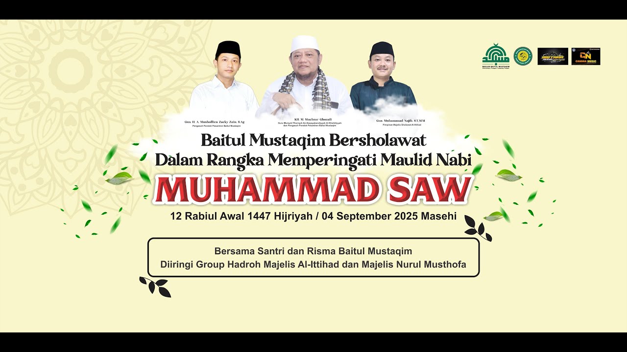 [LIVE] BAMUS BERSHOLAWAT  PONDOK PESANTREN BAITUL MUSTAQIM, SIDORAHAYU, SIDOMULYO, PUN
