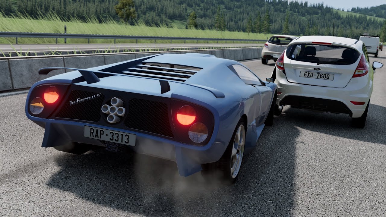 BeamNG.Drive [#317] - Realistic Expensive & Luxury Car Crashes