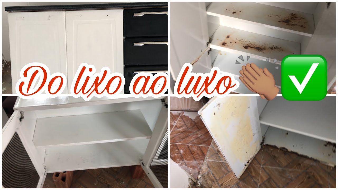 Como pintar armário de cozinha enferrujado 💙