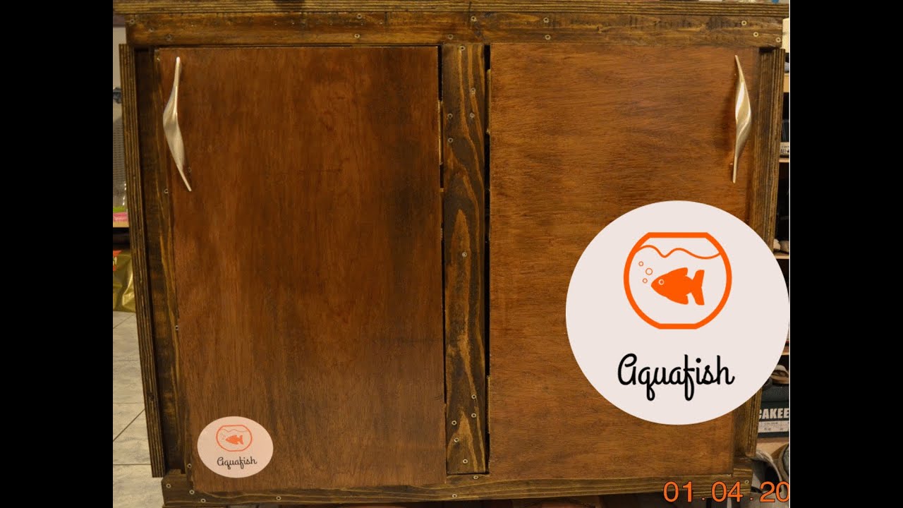 HOW TO :  Ξύλινη βάση ενυδρείου Part 2