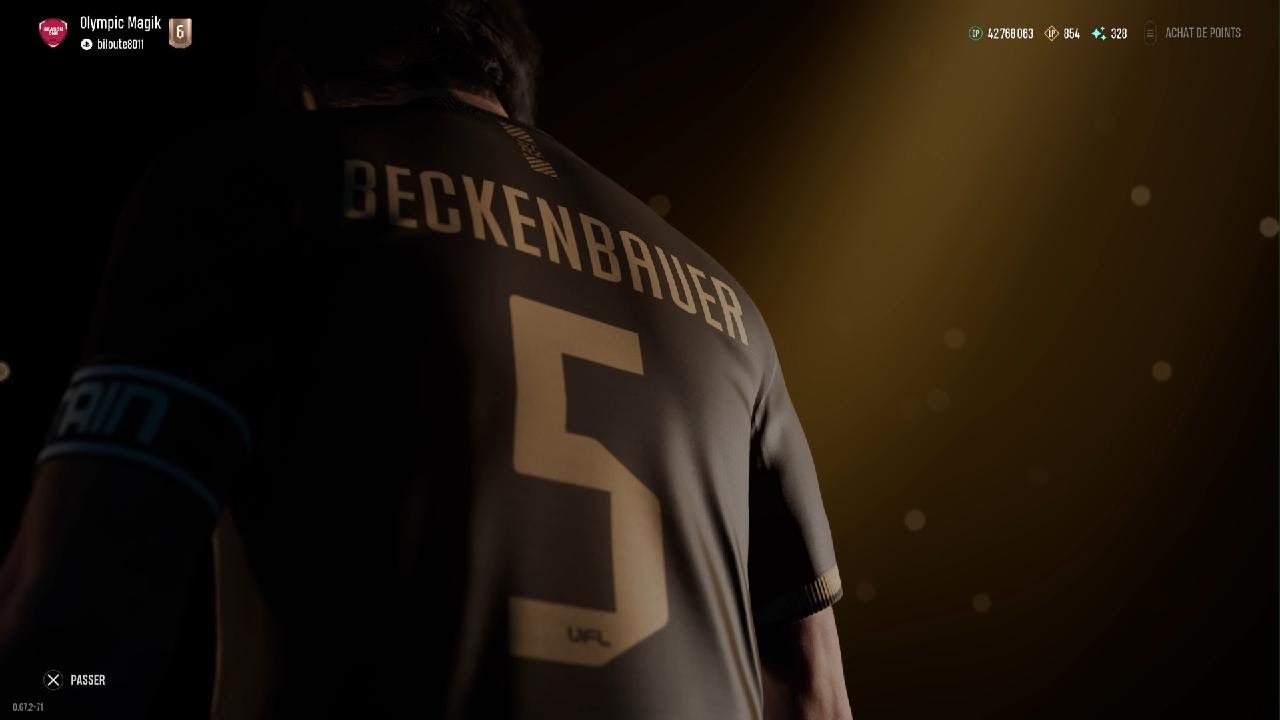 UFL Beckenbauer legend