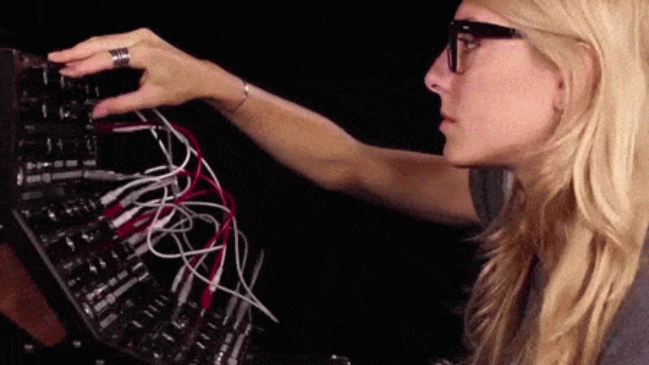 Bana Haffar at MOCA LA - modular synth performance - 10/26/17
