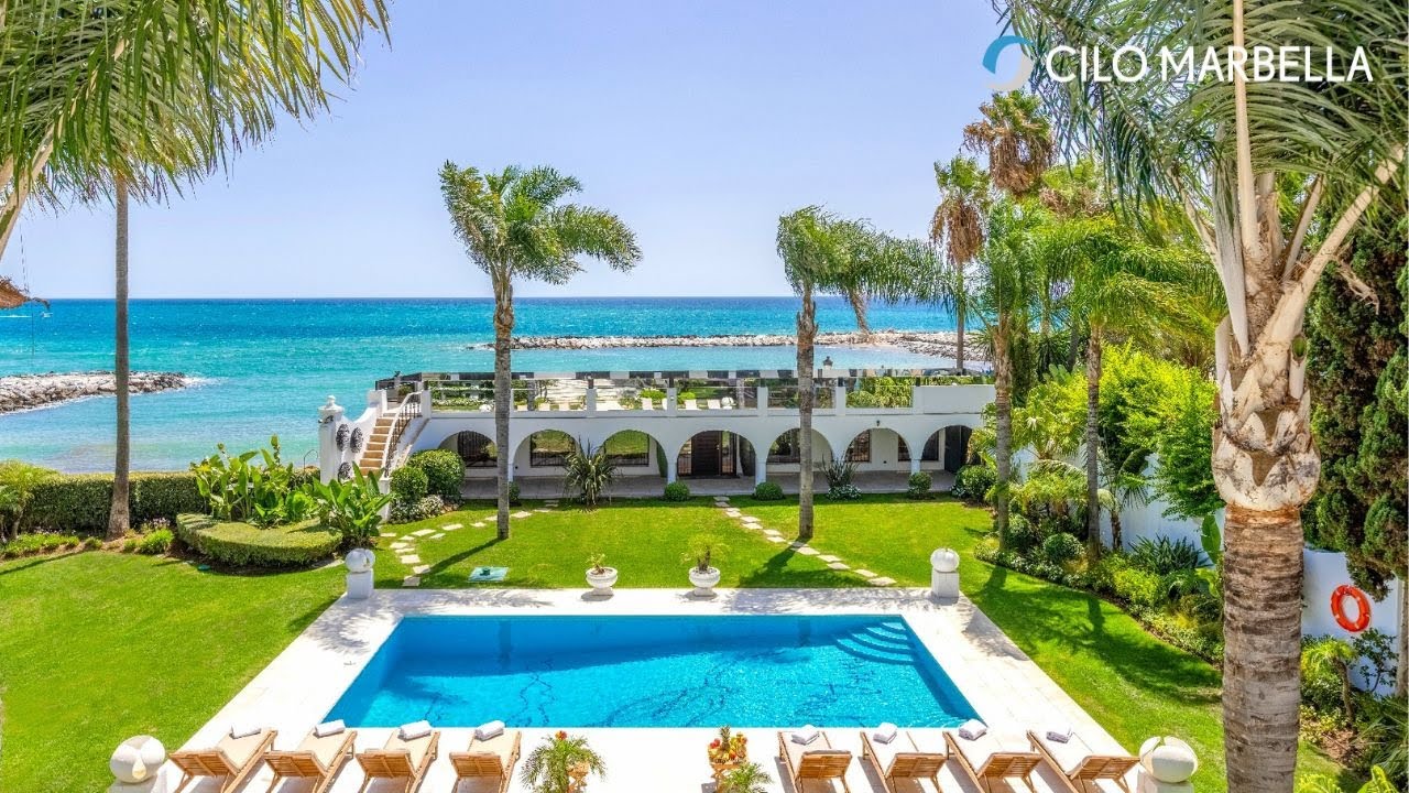 Villa Picasso, Luxury Beachfront Mansion to Rent in Puerto Banus, Marbella, Spain