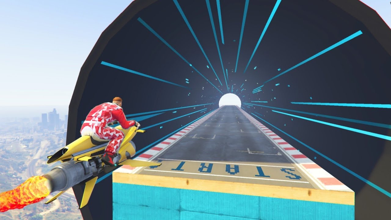 0.006% Survival Chance Parkour Race in GTA 5!