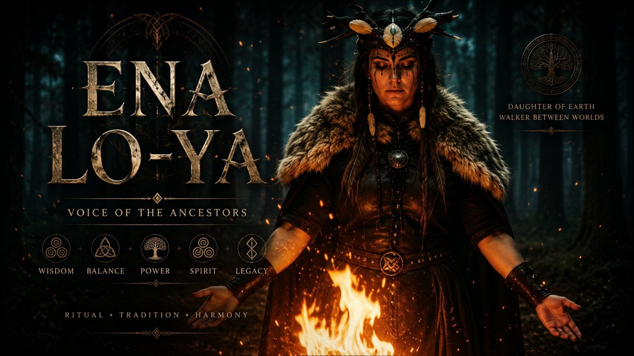 Ena Lo-ya – Celtic Circle Dance 🪶 Tribal Night & Bagpipes
