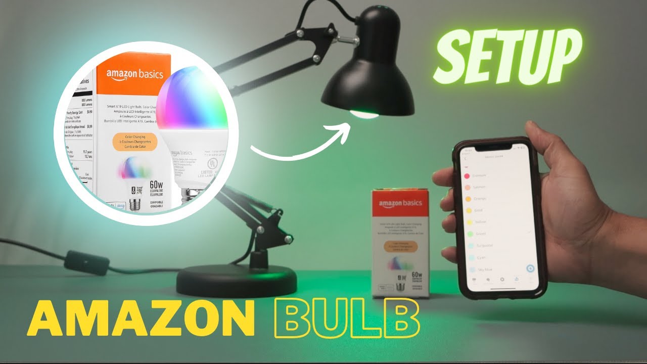 Amazon Basics Light Bulb Setup with the Alexa App. EASY STEP-BY-STEP.