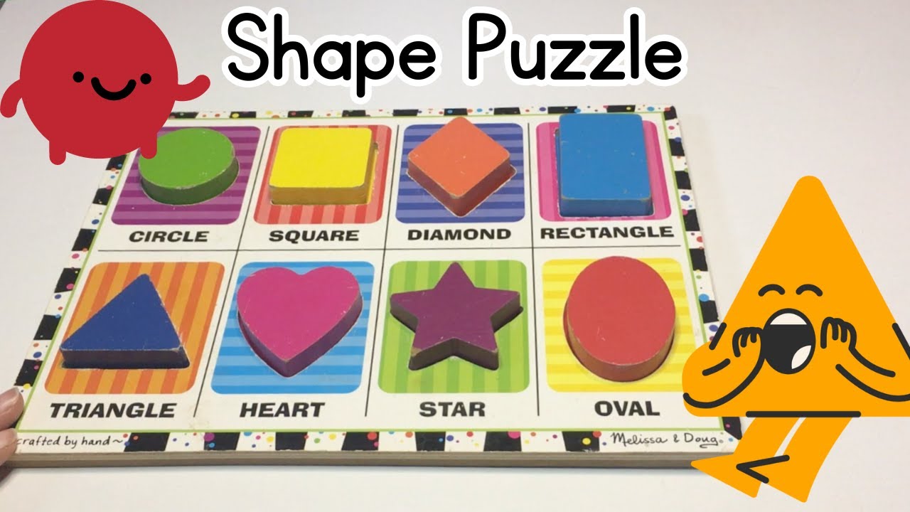 Shape Puzzle - Counting - Colors - Shapes - Educational Videos for Toddlers - @missmooseandme