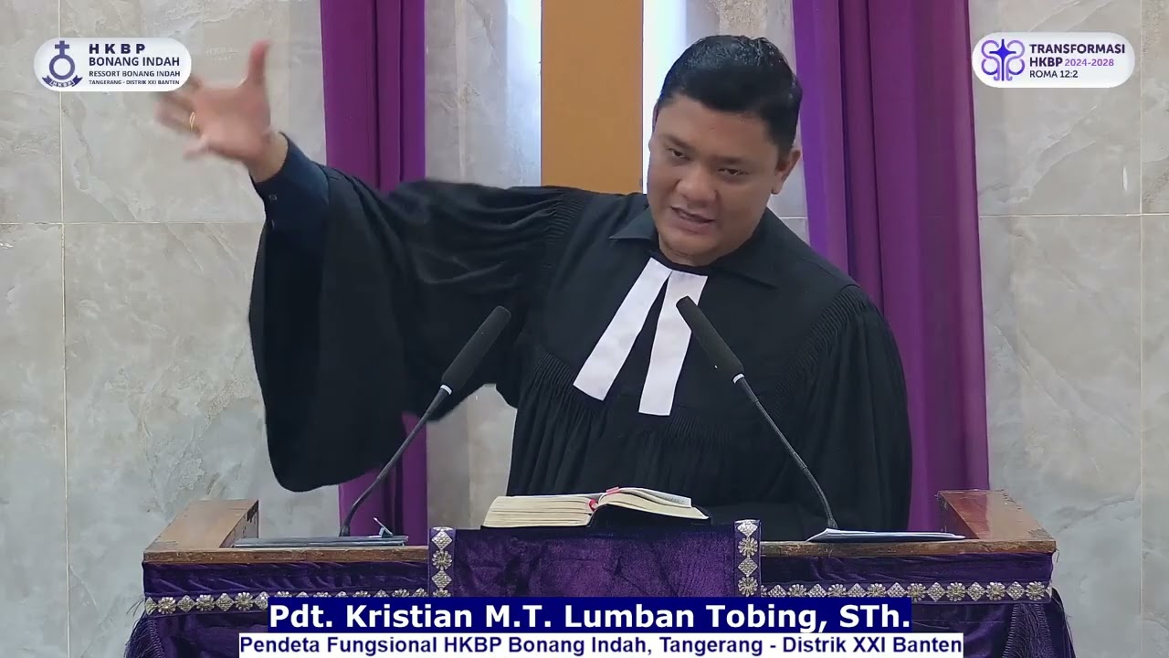 KHOTBAH MINGGU, 08 MARET 2026 | Pdt. Kristian M. T. Lumbantobing | HKBP Bonang Indah | 17.00 WIB