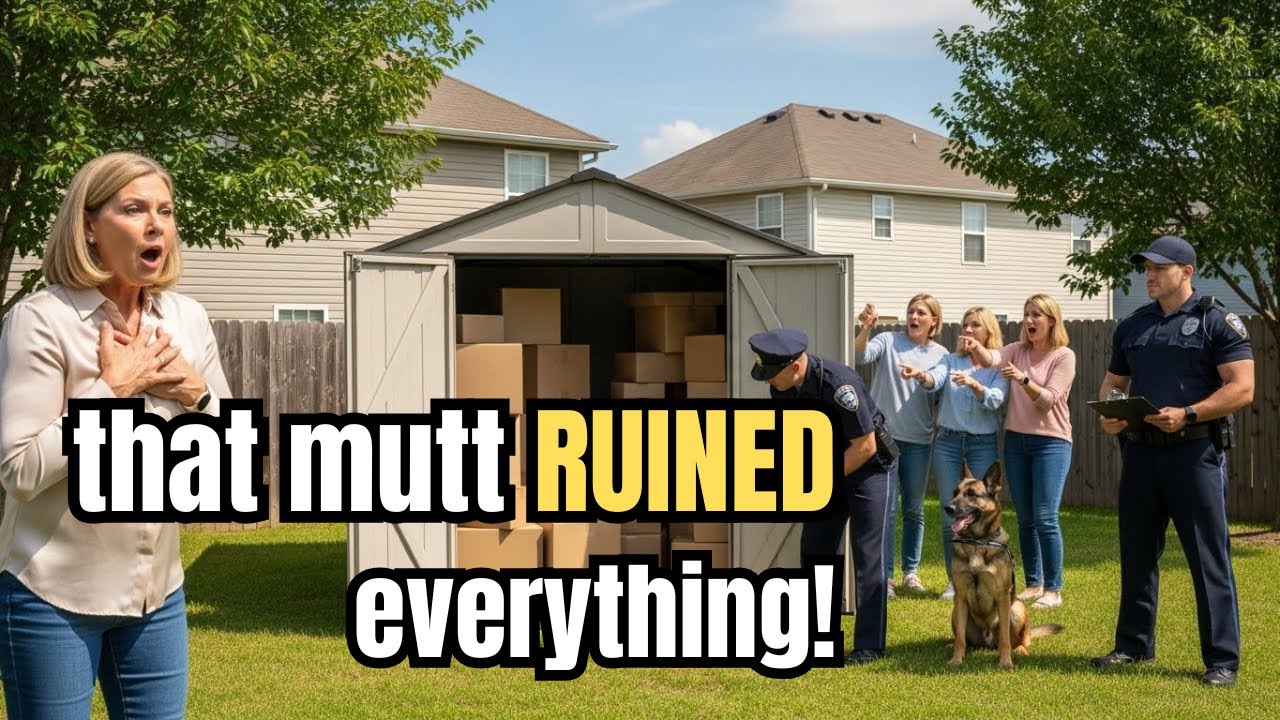 HOA Karen Called 911 on My K9 &mdash; He Sniffed Out Her Hidden Shed Full of Stolen Property!