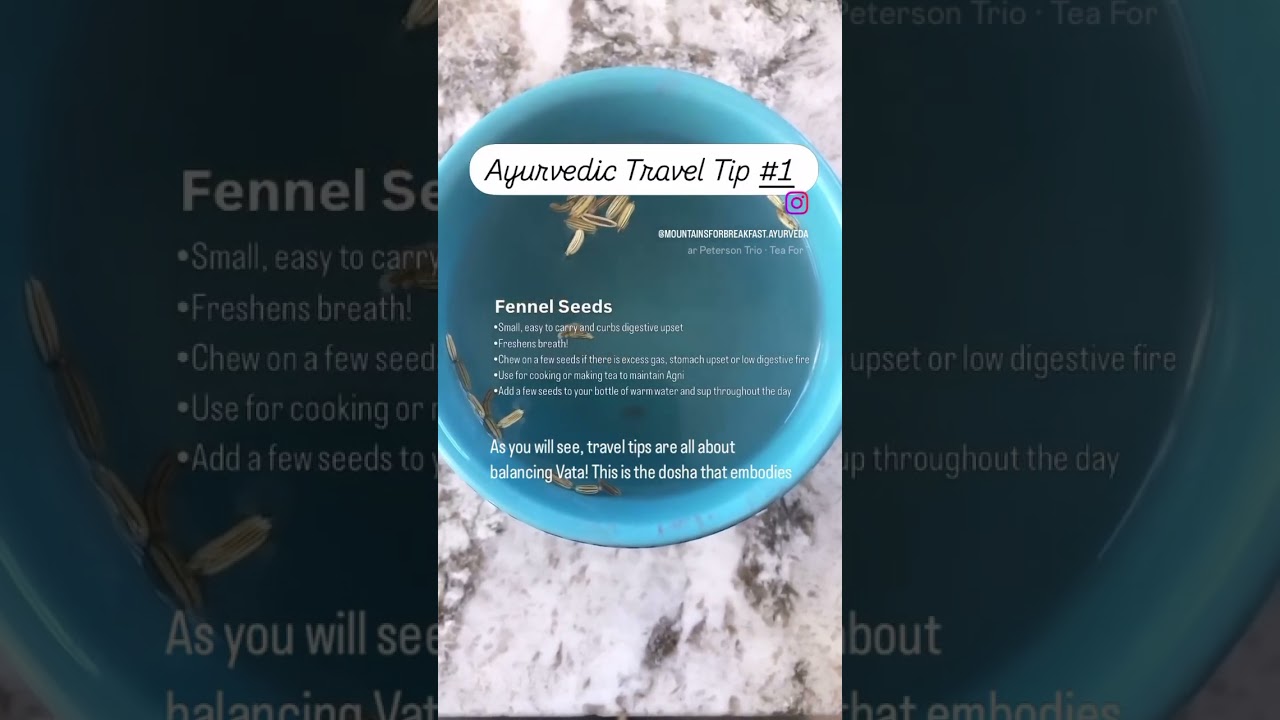 #1 FAV Ayurvedic Travel Tip!!