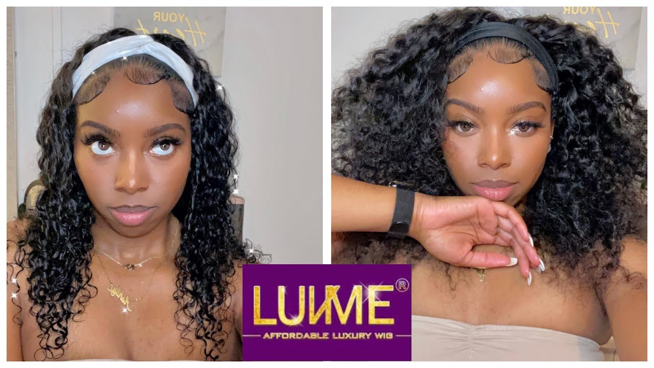 DEEP WAVE HEADBAND WIG Install from LUVMEHAIR| Protective Style| Lazy Girl Friendly