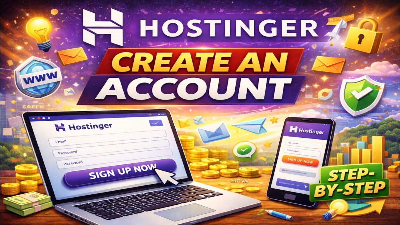 How To Create An Account On Hostiner & Dashboard Explained - Simple Step 