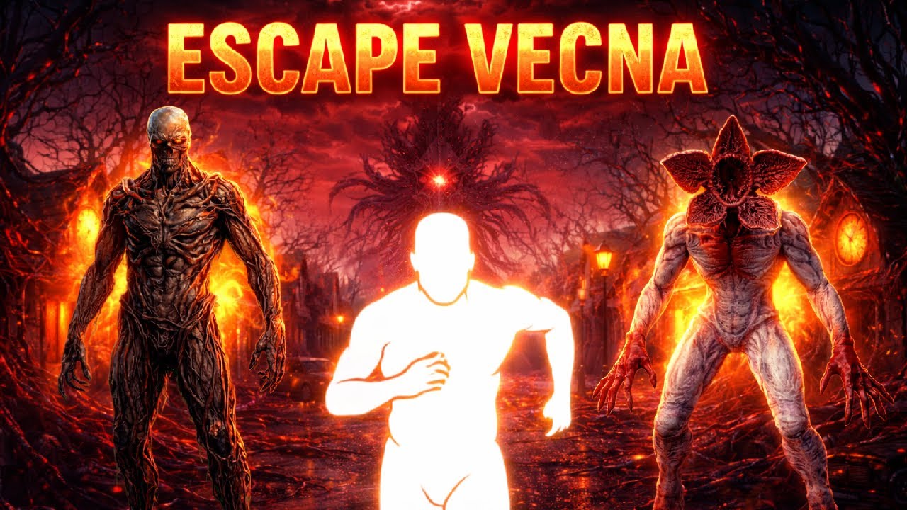 STRANGER THINGS IMMERSIVE INTERACTIVE WARM-UP — Full-Body WORKOUT | Viral Game