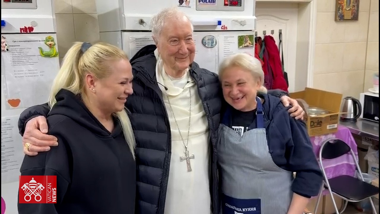 Cardinal Timothy Radcliffe visiting Ukraine