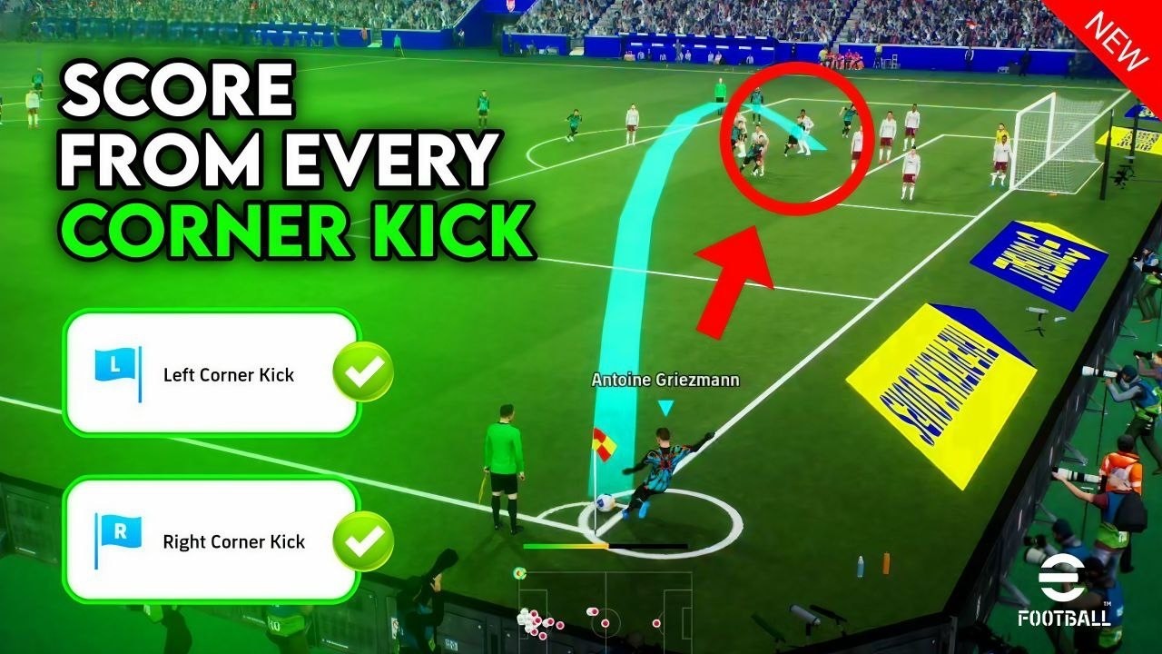 Лучшее видео для изучения угловых ударов и забивания голов — eFootball 2026
