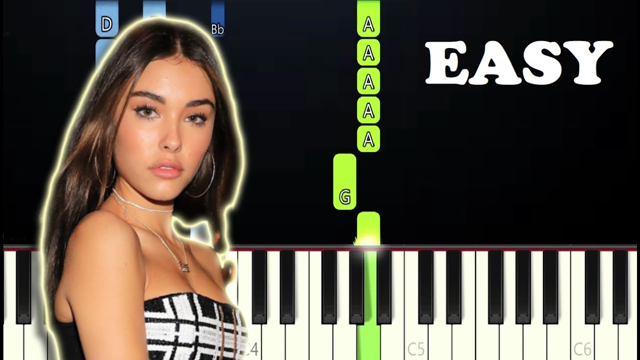 Madison Beer - Reckless (EASY Piano Tutorial)