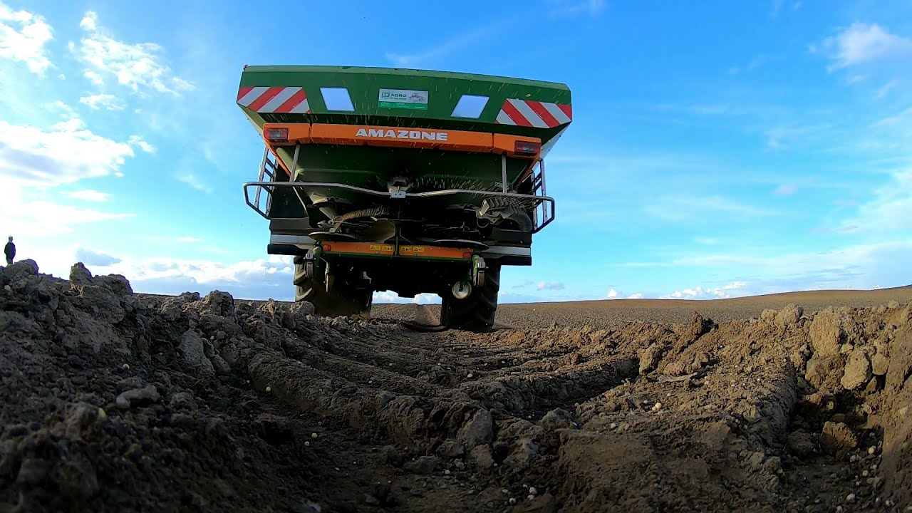 Nawozy 2021 30km/h?!!!/John Deere 7710/Amazone ZA-V 3200/John Deere 5100R/Engine Sound/zajac2030