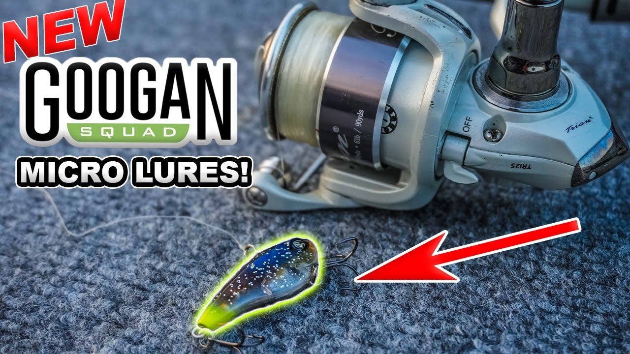 Fishing The NEW GOOGAN Micro Lures!
