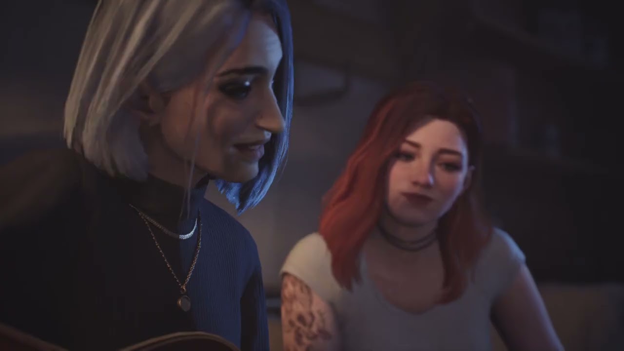 Lost Records: Bloom and Rage Nora in the present singing I'll see you in hell+Kat's final video