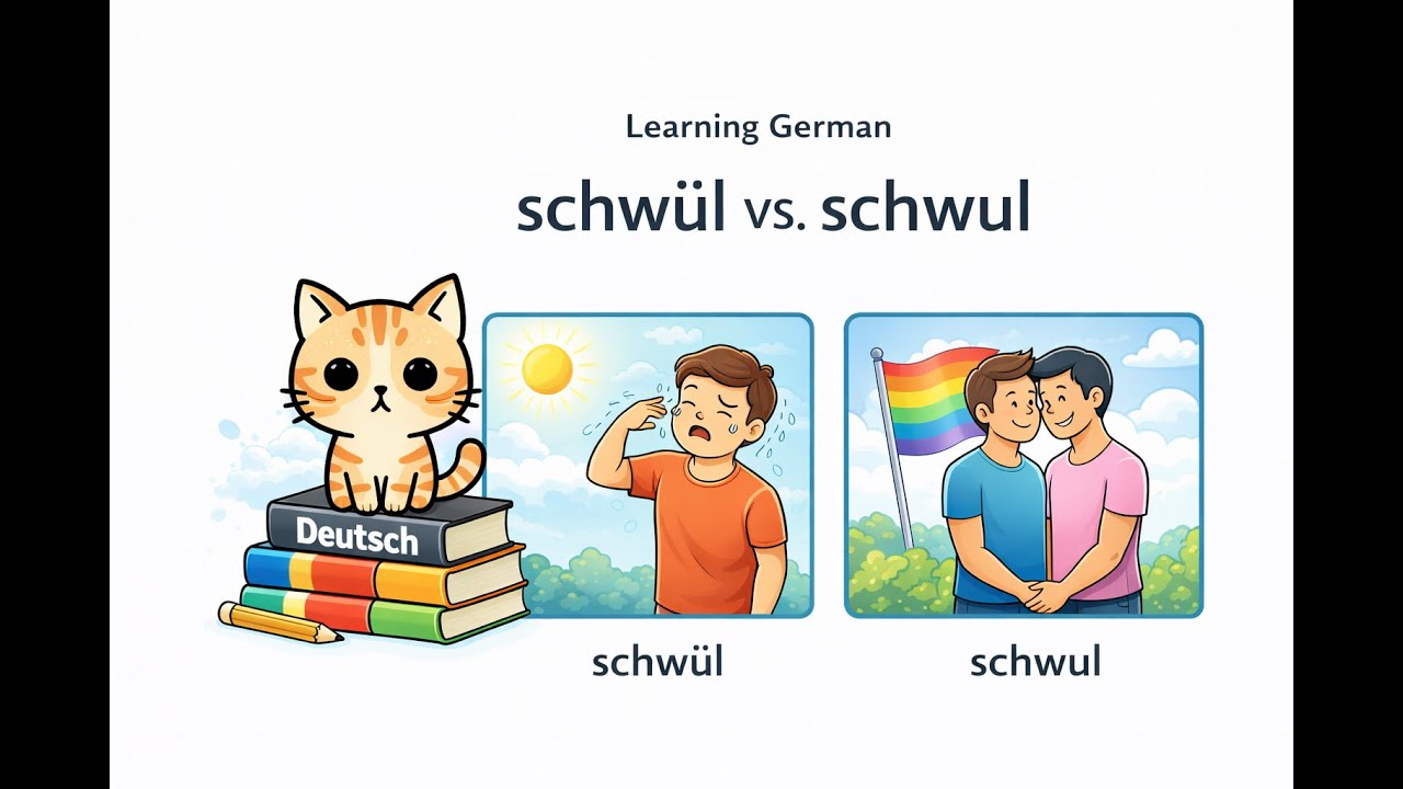 Learning German: schwul vs. schwül (Same Same, But Different)