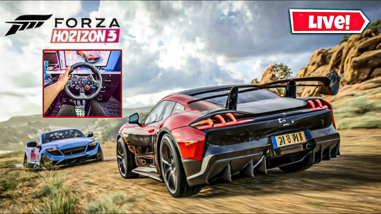 Forza Horizon 5 | Logitech G29 steering wheel | PS5 Live
