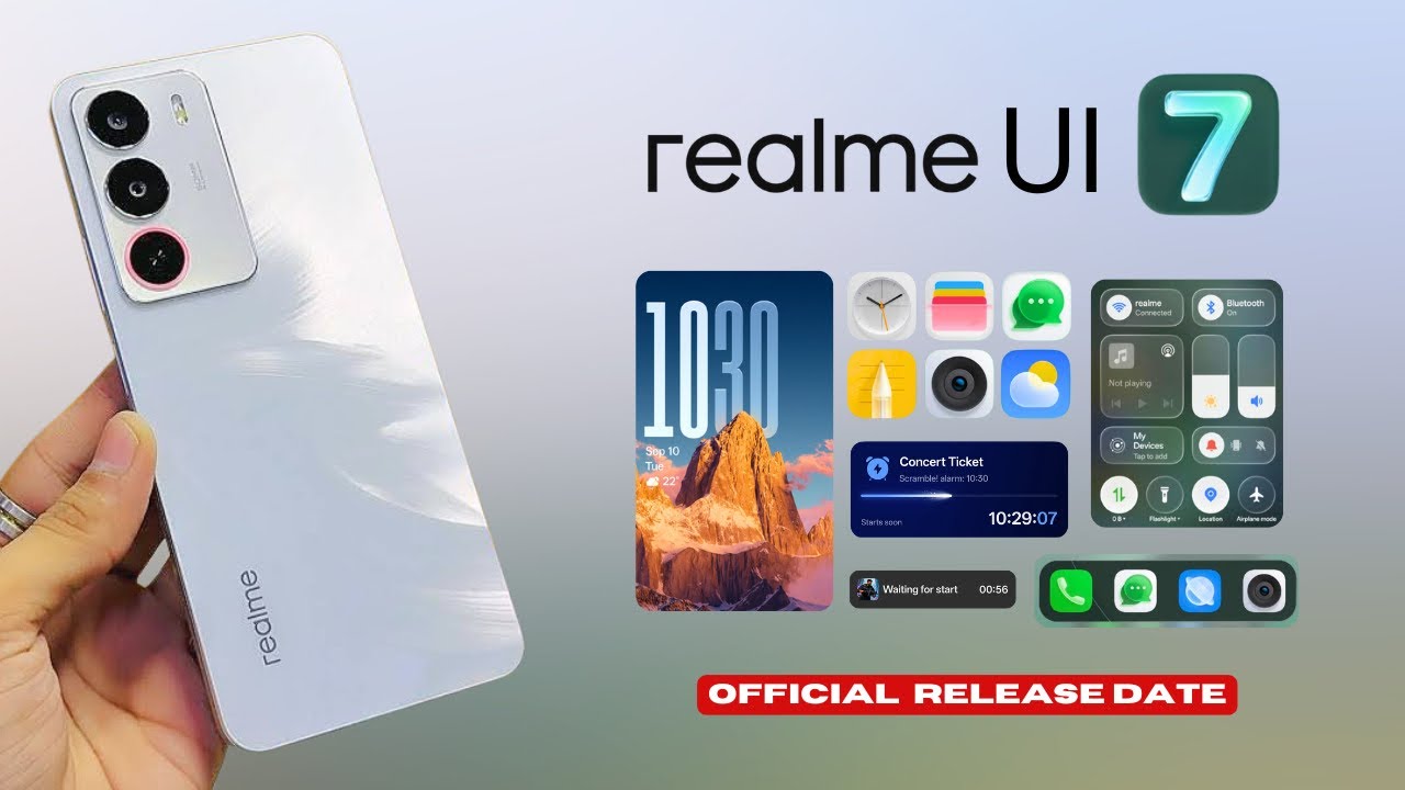 Официальное обновление Realme C71 до Android 16 и Realme UI 7.